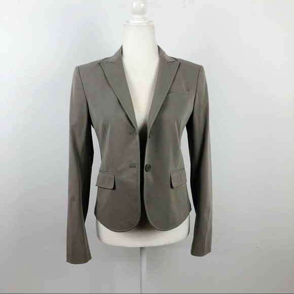 Theory Tailored fitted 2 Button Front Blazer Sz 6 - Picture 2 of 13